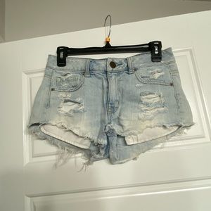 American Eagle Ripped Jean Shorts size 2